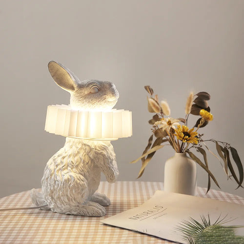 Lampe de table en forme de lapin pour chambre à coucher - vue 3 sur 15
