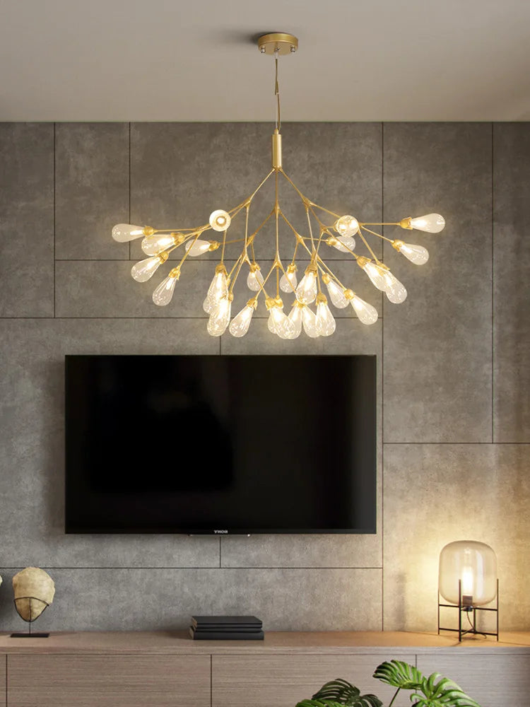 lustre luciole design post-moderne pour intérieur élégant et créatif - vue 4 sur 23