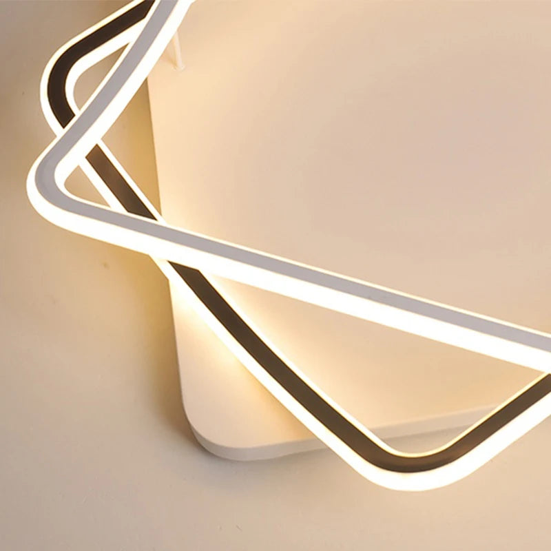 lustre led créatif pour éclairage intérieur moderne - vue 6 sur 8