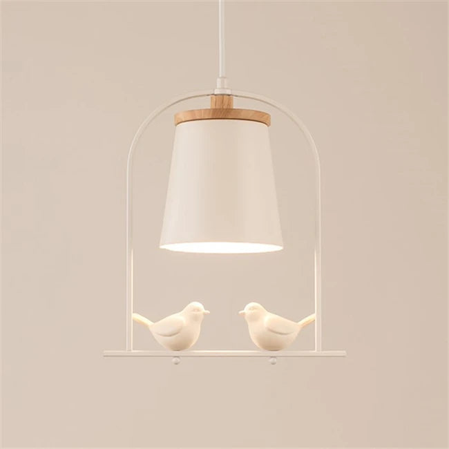 Nordic minimalist vintage pendant light for modern restaurants