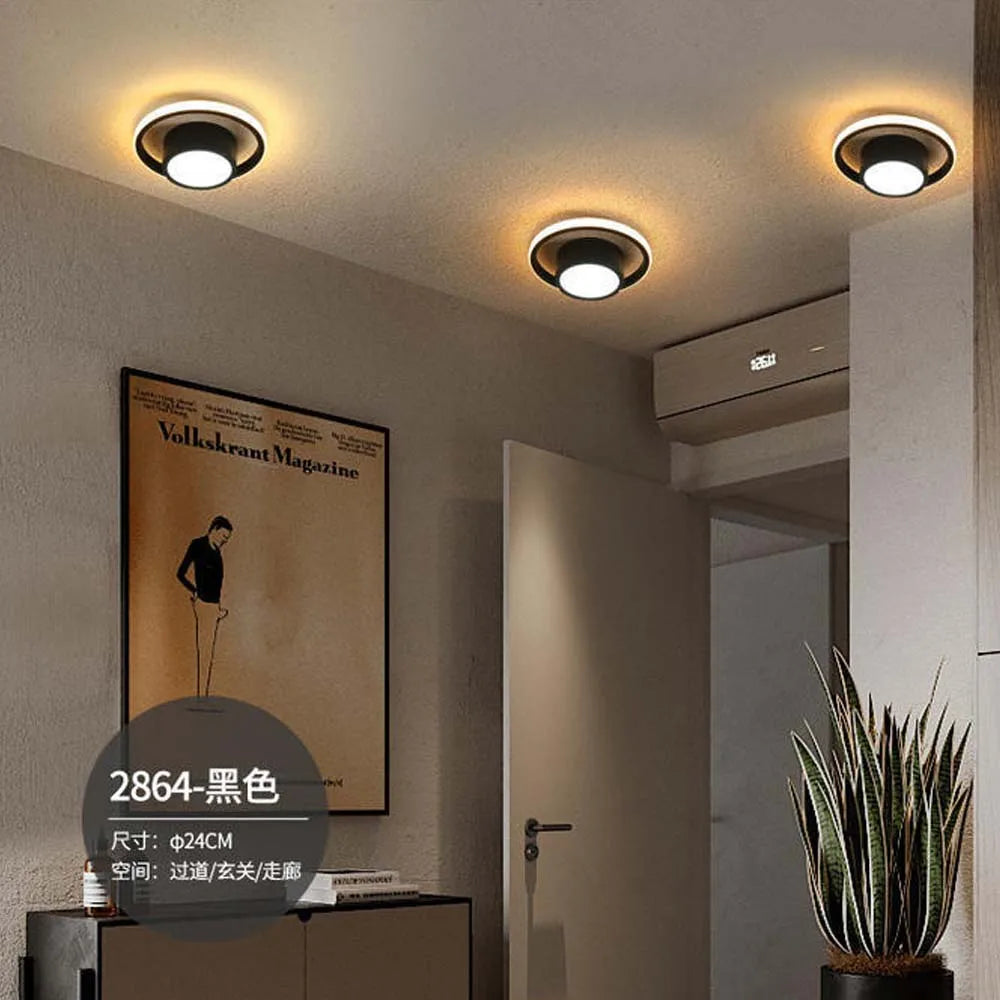 Lustre led minimaliste moderne - vue 4 sur 8
