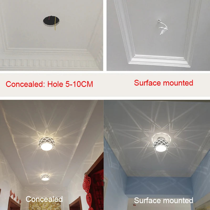 plafonnier led moderne avec gradation et trois variantes de lumière - vue 7 sur 18