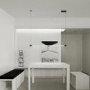 Suspension simples lampe de salle à manger lampes LED de cuisine pour la maison lampe suspendue table à manger longue lampe à bande éclairage minimaliste