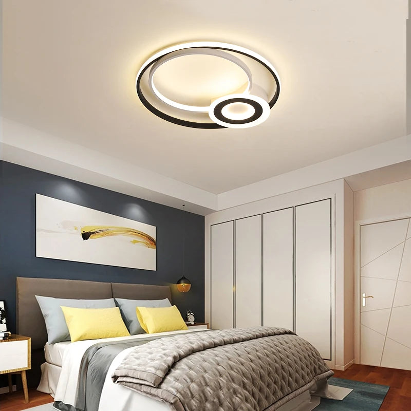 plafonnier led rond design moderne pour un éclairage intérieur décoratif - vue 6 sur 18