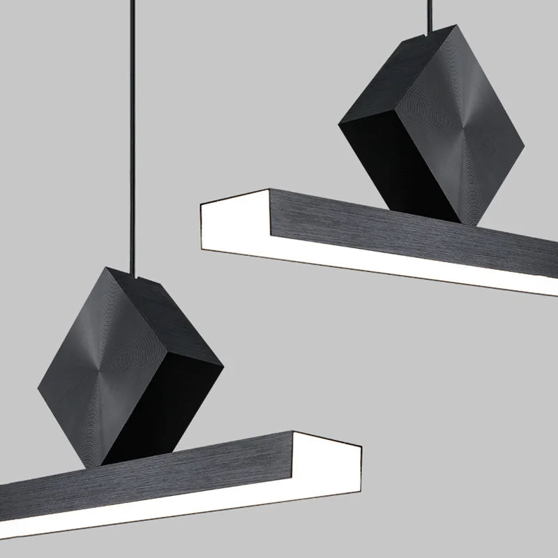 Modern minimalist Nordic chandelier for kitchen and dining room - vue 5 sur 9