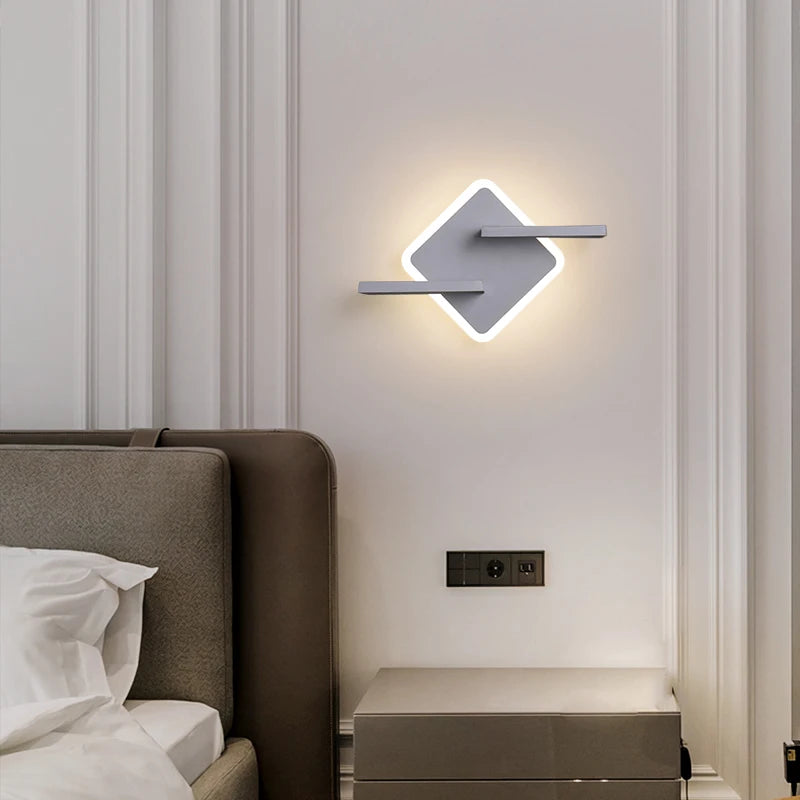 Modern minimalist decorative and versatile LED wall light - vue 3 sur 12