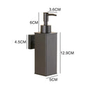 distributeur de savon liquide mural en acier inoxydable pour gel douche