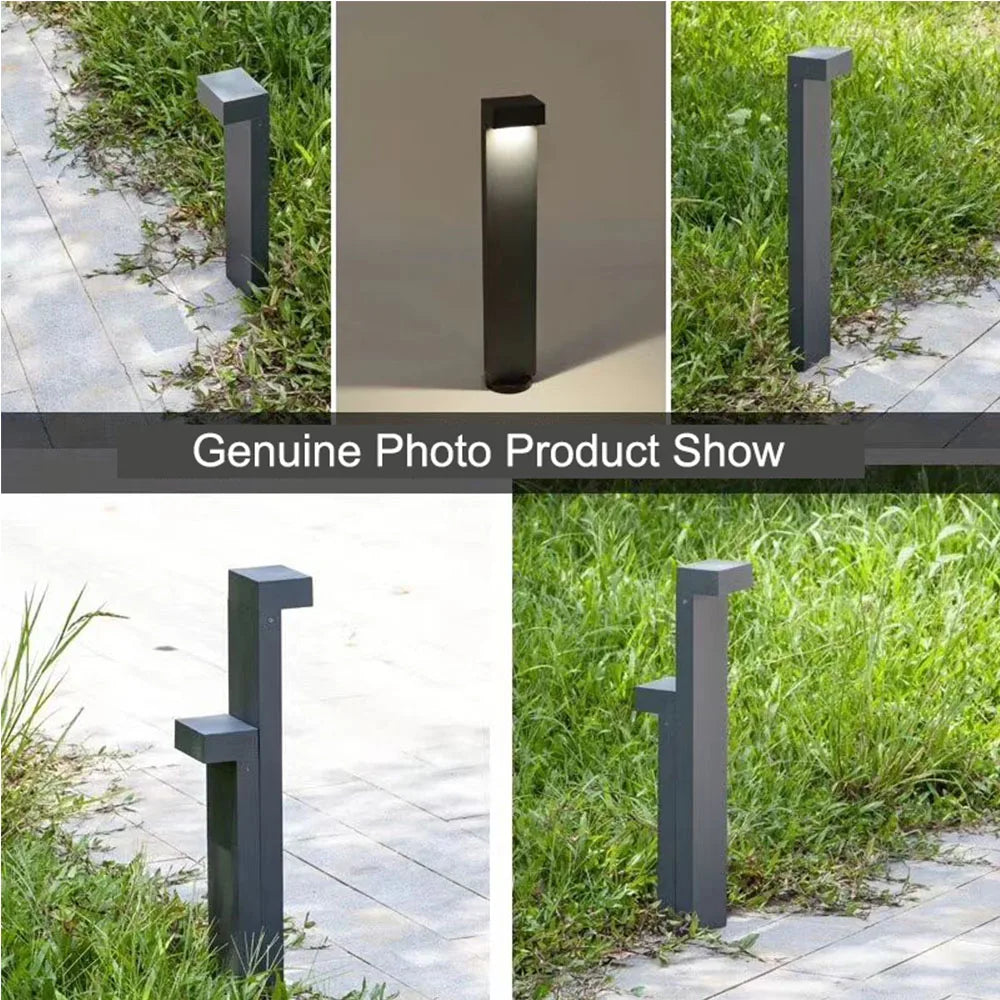 lumière moderne en aluminium pour jardin et chemin extérieur - vue 4 sur 6