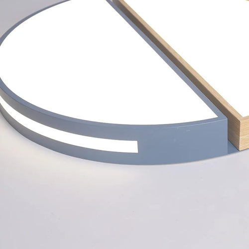 Modern minimalist round ceiling light nordic style mounted - vue 5 sur 10