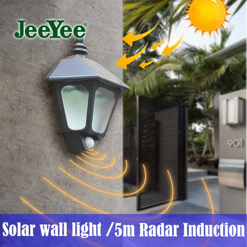 Lumière solaire extérieure applique murale à Induction LED éclairage solaire étanche pour jardin paysage éclairage de sécurité lampe extérieure LPL269 - vue 4 sur 10