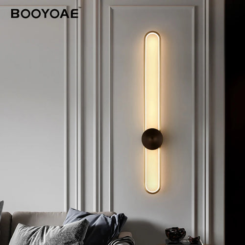 Appliques murales modernes pour chambre en aluminium chambre chevet design hôtel salon fond éclairage mural escalier applique applique murale - vue 7 sur 12