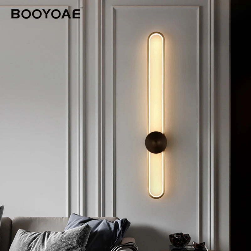 Appliques murales modernes pour chambre en aluminium chambre chevet design hôtel salon fond éclairage mural escalier applique applique murale - vue 6 sur 12