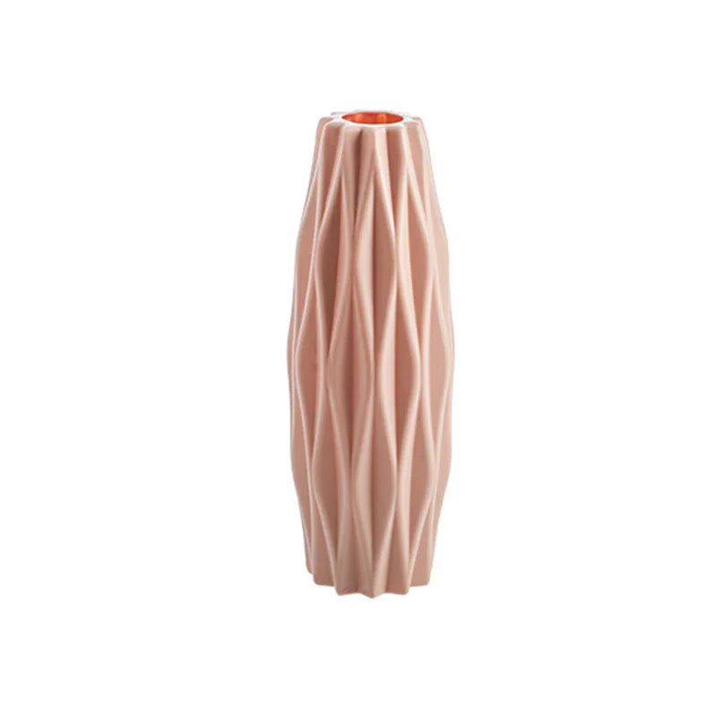 Nordic Style Plastic Vase Ornaments, Flower Arrangement, Home Living Room Decoration, Dried Flower Creative Art, Desktop Decor - vue 17 sur 19