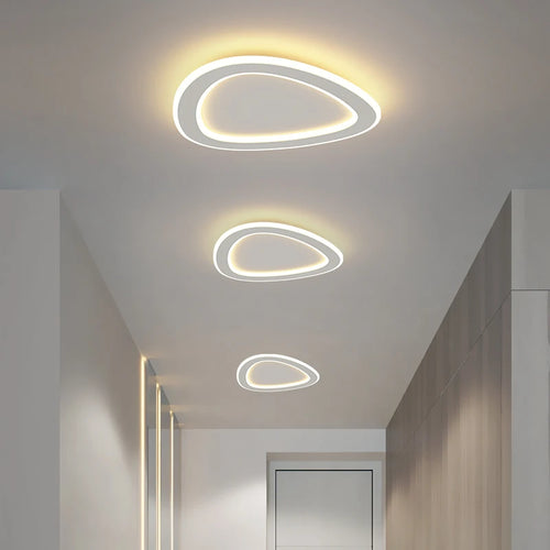 Minimalist nordic LED ceiling light for indoor lighting - vue 2 sur 15