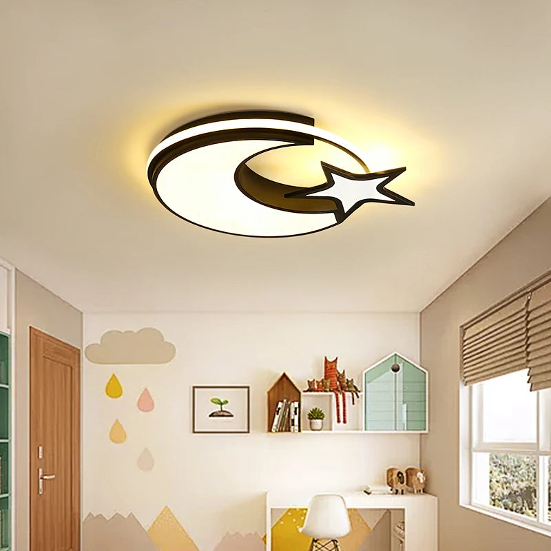 plafonnier avec télécommande pour un éclairage moderne intérieur - vue 5 sur 10