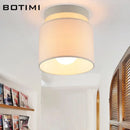 botimi tissu led plafonnier montage intérieur e27 cuisine