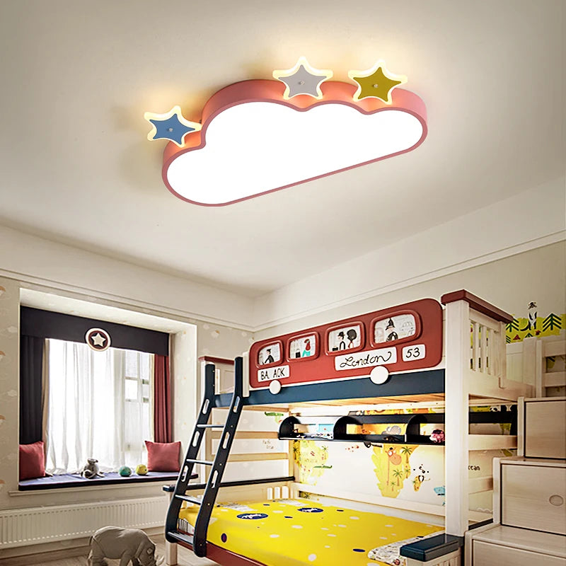 plafonnier led nuage design pour éclairage intérieur décoratif - vue 7 sur 10