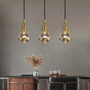 lampe suspendue moderne en cristal de cuivre idéale pour restaurant ou bar