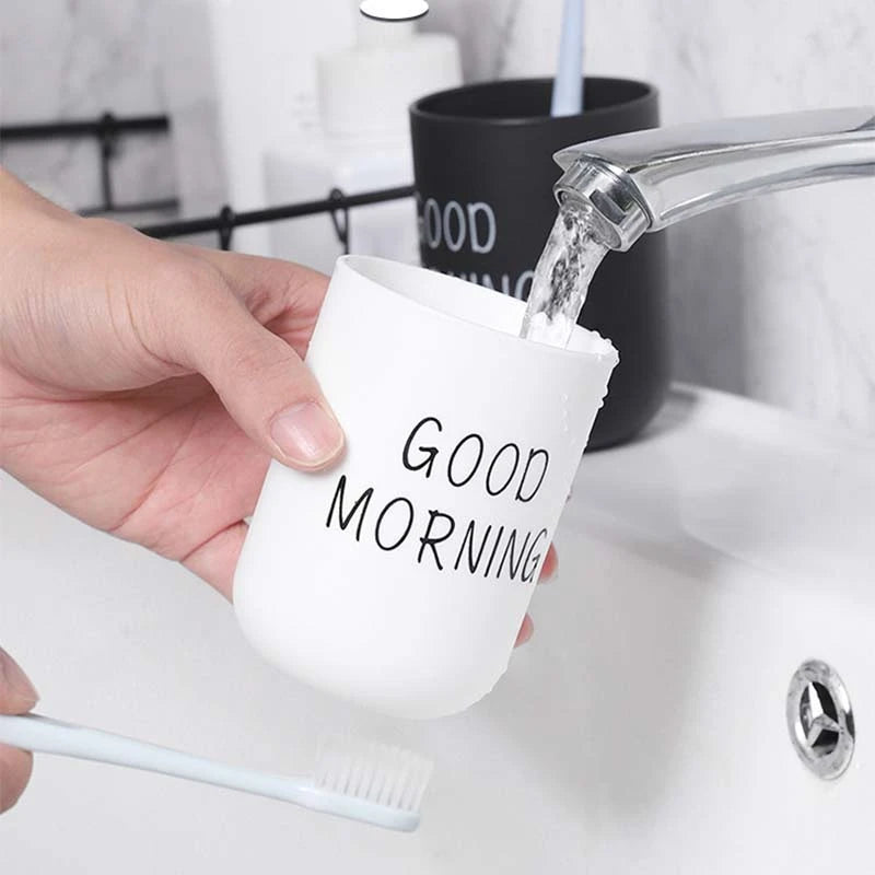 porte brosse à dents portable pour couple gobelets de salle de bain - vue 6 sur 18