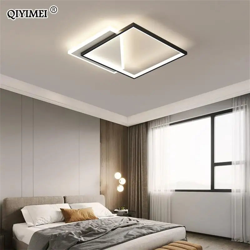 lustre moderne à leds pour intérieur rond luminaria lampara - vue 6 sur 16