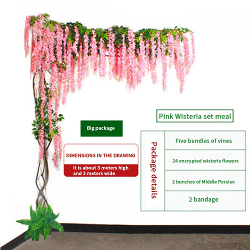 Artificial green plants winding vines, simulated banyan branches, everlasting banyan tree interior decoration, living room, home - vue 14 sur 18