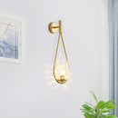 Minimalist nordic glass wall light contemporary creative design