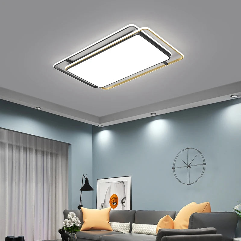 Modern ceiling lights minimalist elegant indoor lighting decoration - vue 3 sur 11