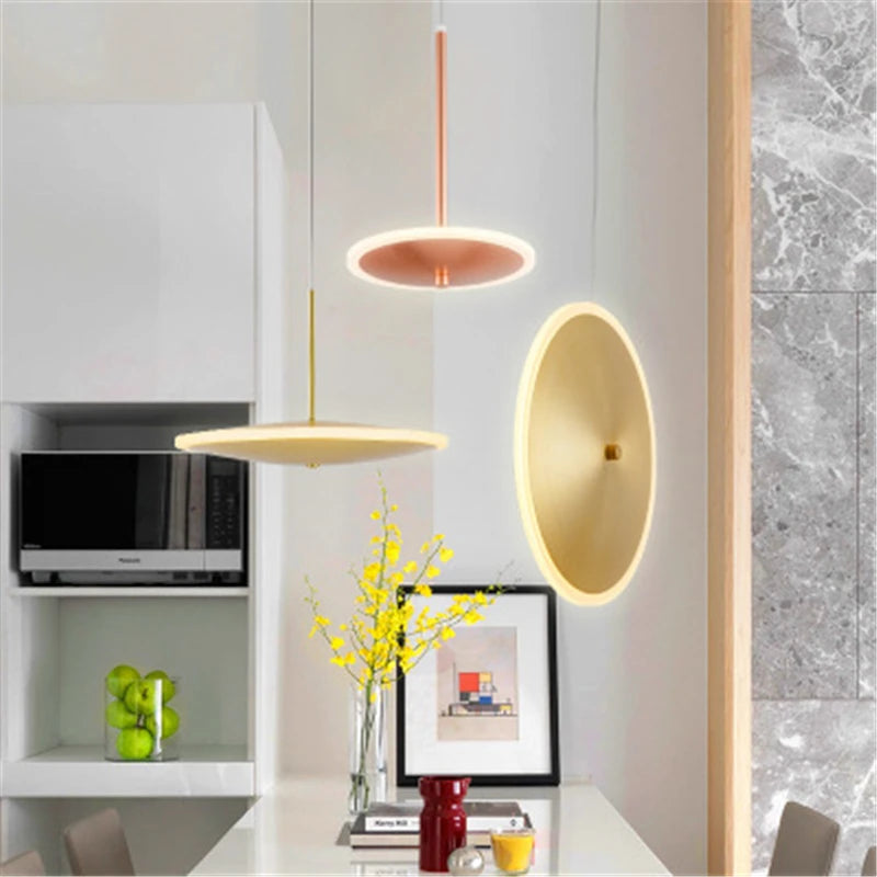 suspension nordique créative en métal pour intérieur moderne - vue 5 sur 8
