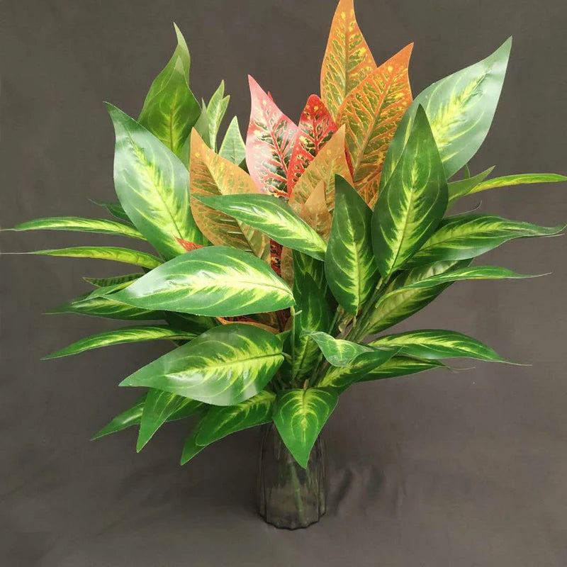 branches de palmier artificielles tropicales décoratives en plastique - vue 6 sur 13