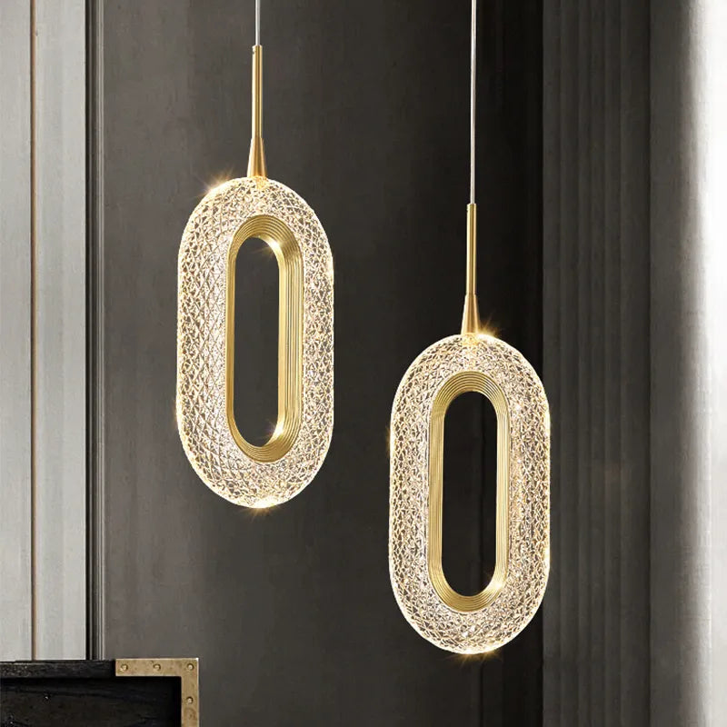 Suspension LED au design nordique suspendu