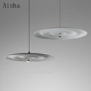Minimalist iron pendant light for modern interior decor