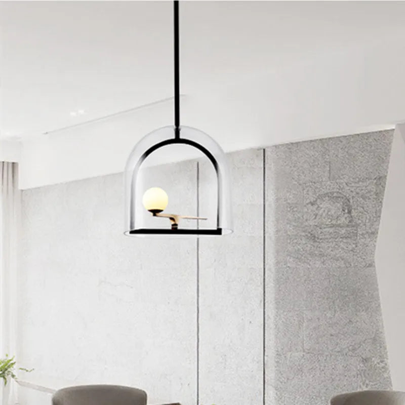 suspension oiseau minimaliste géométrique design créatif et moderne - vue 2 sur 9