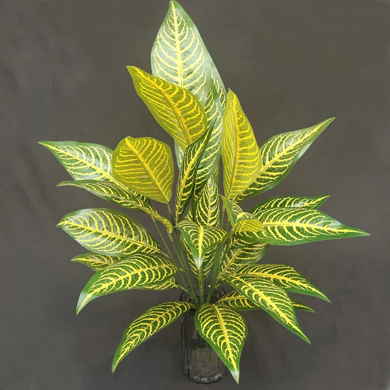 branches de palmier artificielles tropicales décoratives en plastique - vue 7 sur 13