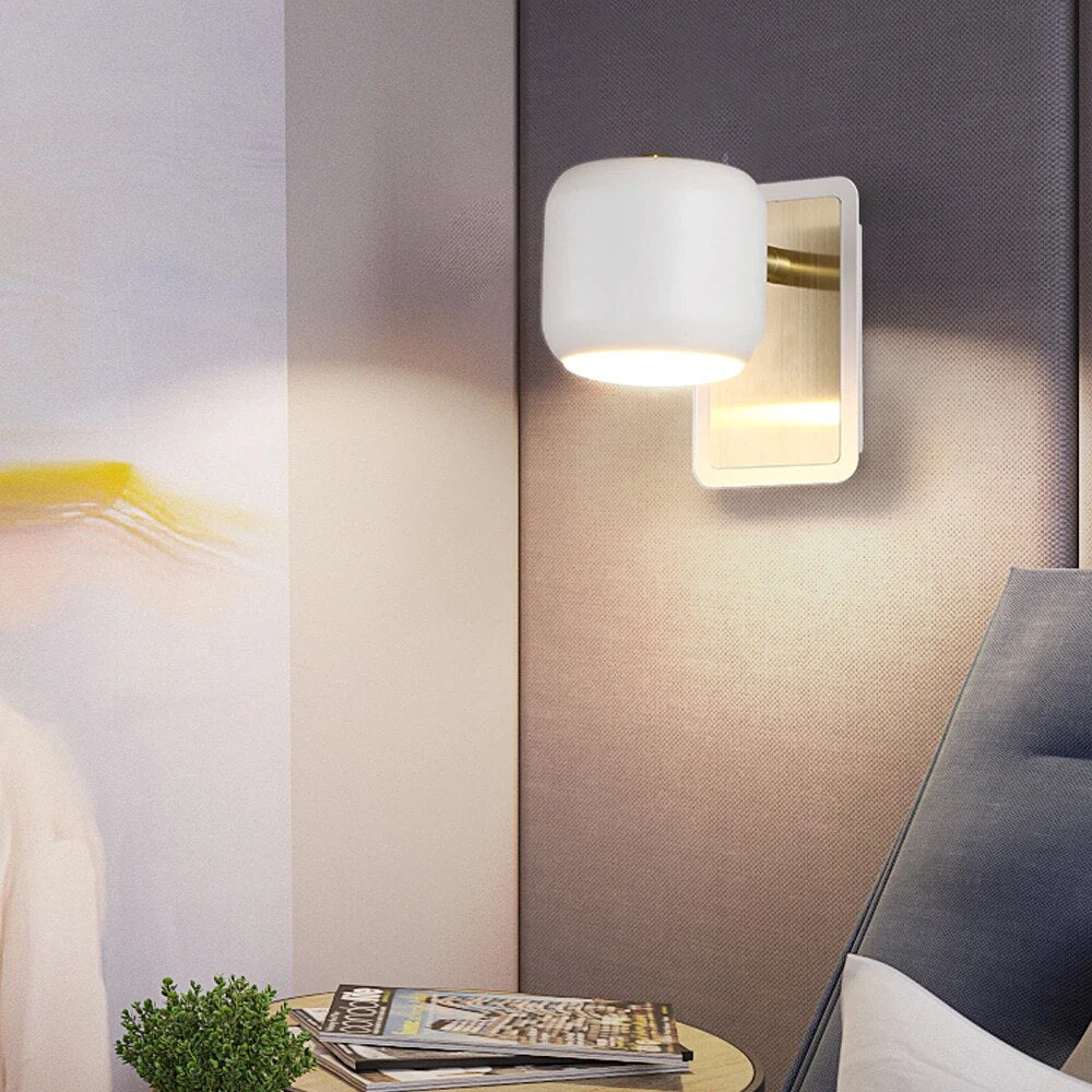 Applique murale LED nordique avec interrupteur 5W - vue 6 sur 10