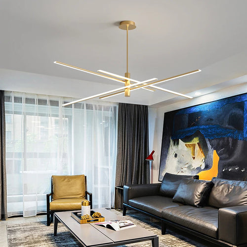 Modern minimalist Nordic creative chandelier for interior decoration - vue 3 sur 14