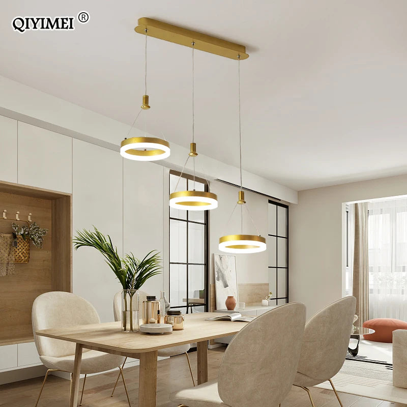 suspension led luminaire acrylique avec télécommande lampara abajur