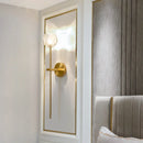 Minimalist Nordic crystal wall light modern design indoor lighting