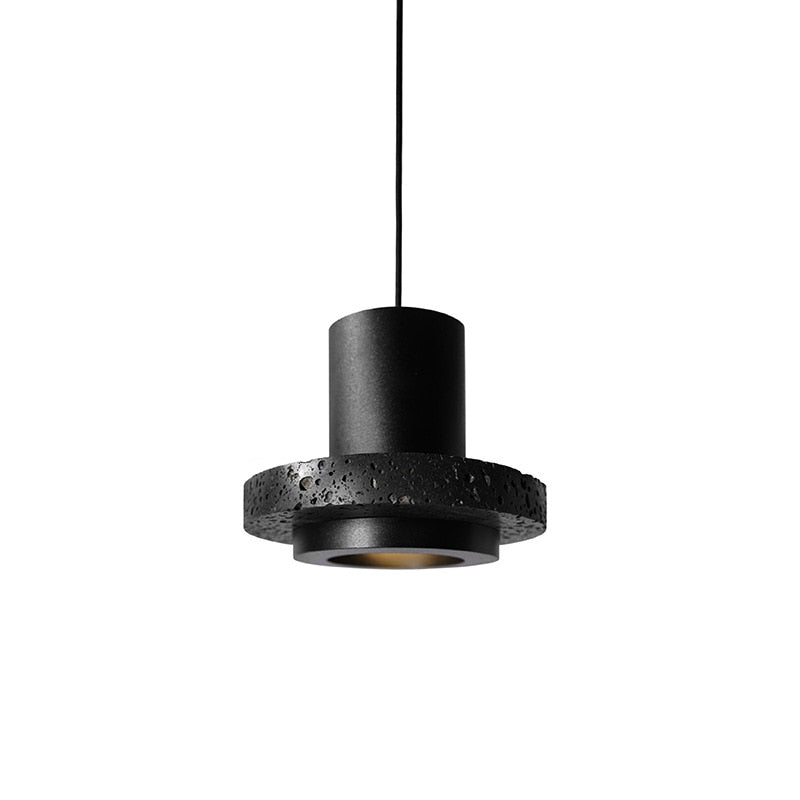 Suspension industrielle noir et doré Terrazzo - vue 13 sur 14