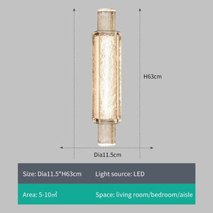Led crystal wall light for stylish interior lighting