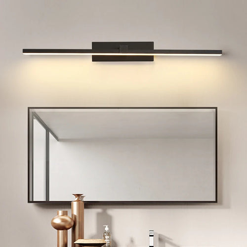 Applique murale miroir de salle de bains LED modernes en aluminium - vue 4 sur 6