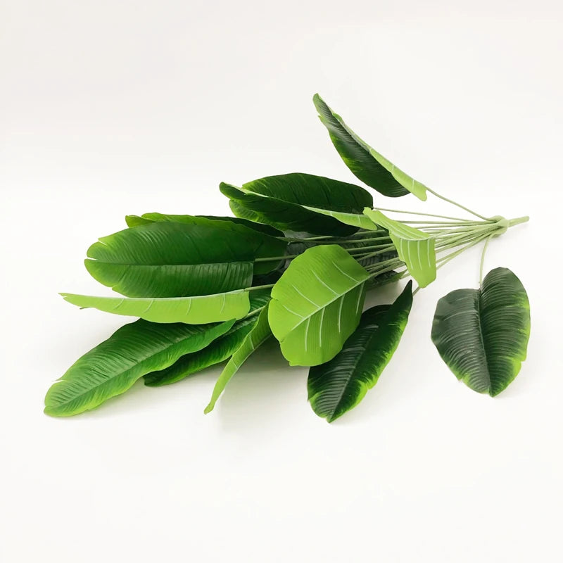 bananier artificiel grandes plantes tropicales décorations automnales - vue 7 sur 8
