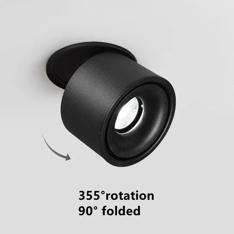 Spot lumineux Led encastrable et rotatif avec technologie Cob - vue 4 sur 6