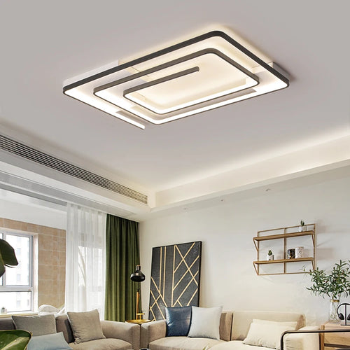 Modern minimalist nordic art LED ceiling light creative and cosy - vue 3 sur 16