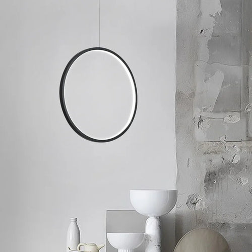 suspension circulaire moderne idéale pour bar ou cuisine - vue 4 sur 18