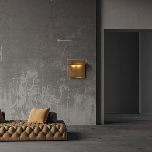 applique murale vintage lettre d'amour en cuivre et noir