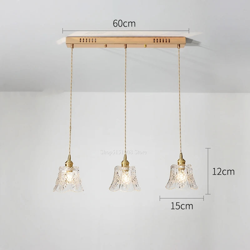 Decorative Japanese vintage glass pendant light