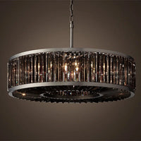 lustre moderne vintage en cristal éclairage suspendu pour maison hôtel villa