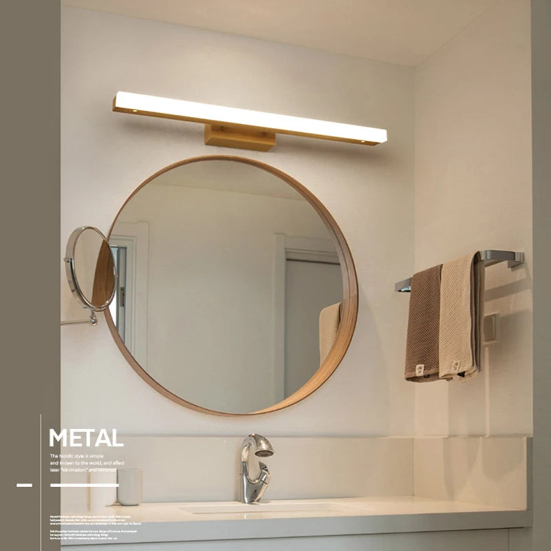applique murale led en bois au design nordique moderne pour intérieur - vue 3 sur 6