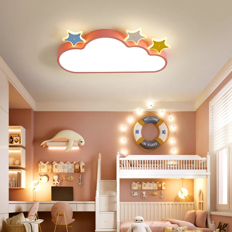 plafonnier led nuage design pour éclairage intérieur décoratif - vue 5 sur 10