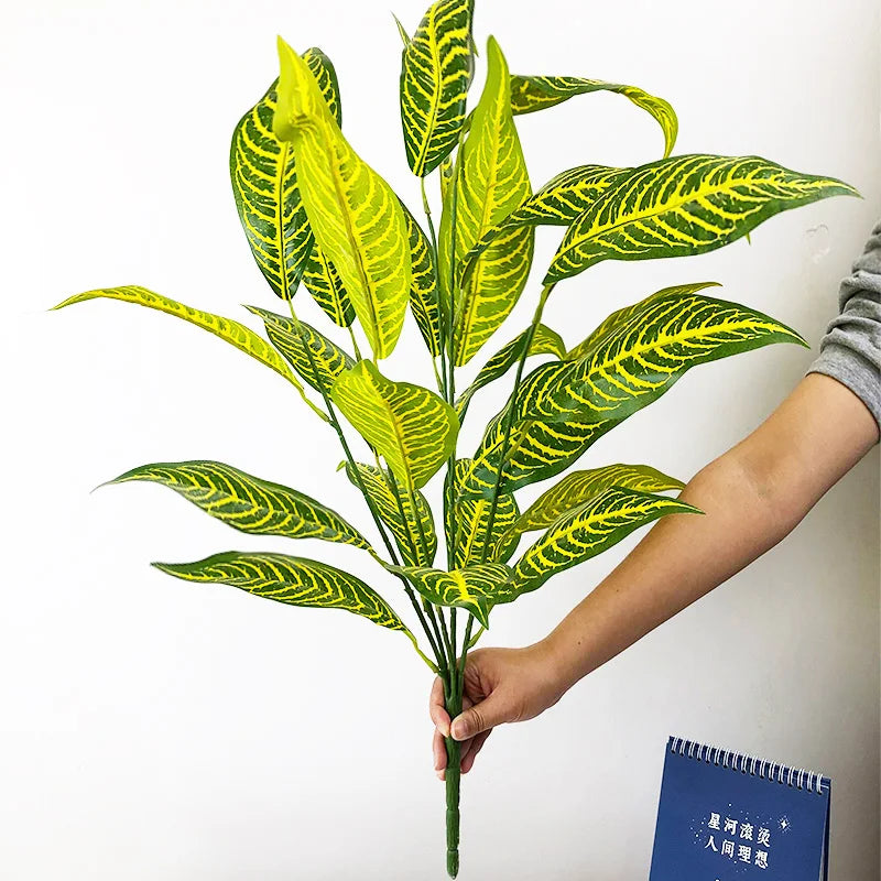 grand arbre artificiel monstera tropical pour décoration intérieure et jardin - vue 8 sur 13